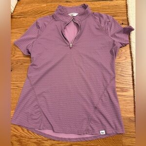 R.J. Classics Lucy Junior Short Sleeve 1/4 Zip Shirt - Youth Large